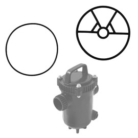 Lyreh 2pcs Pool Filter Spider Gasket Kit Compatible with Hayward Vari-Flo SP0714T/SPX0714CA, Include 1pcs Multiport Valve Spider Gasket and 1pcs O-Ring for Pool Filter Parts Replacement(Black)