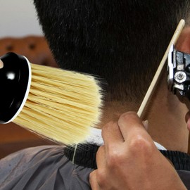 FOMIYES Hair Cutting Brush, Soft Hair, Hair Removal Brush, Neck, Face Brush, Hair Cutting Tool, Salon, Barber, Barber, Hairdresser (For Face and Neck)