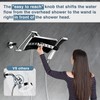 HEAD New "Bright Showers" Multi Function Rain Chrome Shower Head