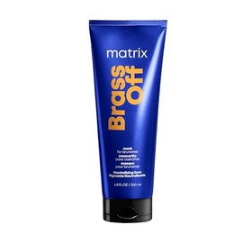Matrix Mascarilla Capilar Azul Brass Off Depositante de Color - Neutraliza y Matiza el Cabello Cobrizo o Naranja, Para Cabello Teñido, Morenas Aclaradas o Rubias Oscuras