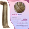 Sunny I Tip Hair Extensions Human Hair Balayage Brown I