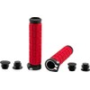 Half Waffle Red Lock On Handlebar Grips 7/8" ATV PWC