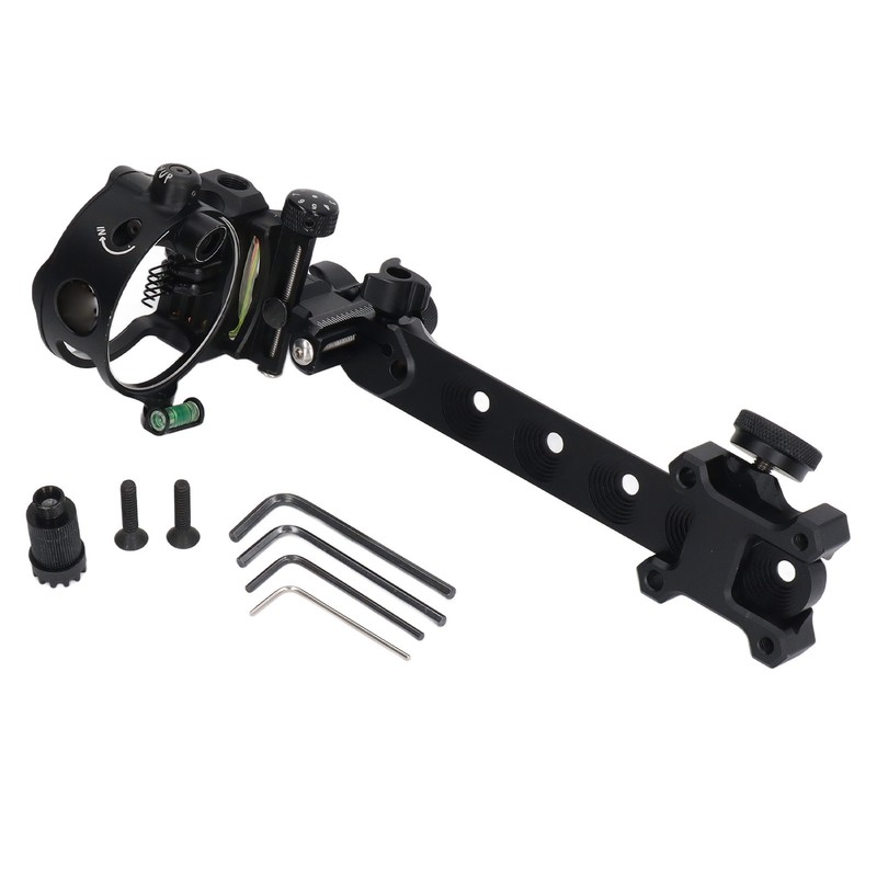 Bow Target Sight 5 Pins with Retina Function Aluminium Alloy