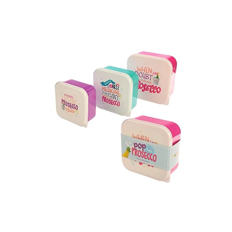 Puckator - Set of 3 Lunch Boxes - Pop the