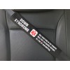 Down Syndrome Medical Alert Seat Belt Cover (Black)