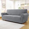 XINEAGE 3-Seater Sofa Slipcover Pet Friendly,Stretch Couch Cover,Light Gray
