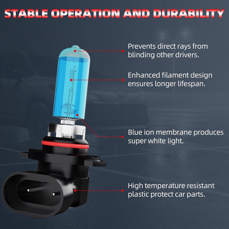 ZPXGIZT Light Bulbs Fit For Nissan Rogue 2013-2016, 9005 H11