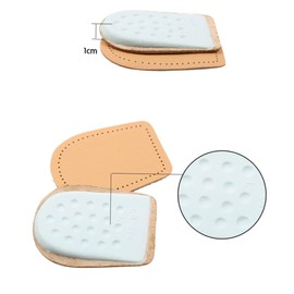 LALAFINA Thickened Leather Latex Inserts Ball of Foot Cushions for Women Heel Support Forefoot Padding Size l