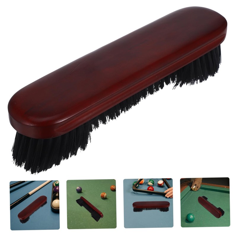 BESPORTBLE Billiards Cleaning Brush Pool Table Brush No Scratch Long
