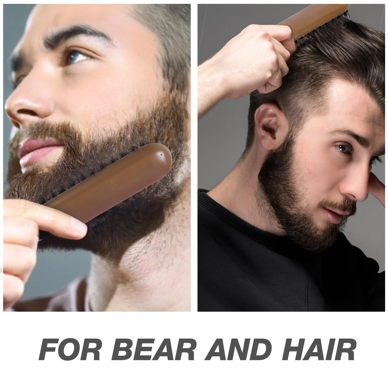 Boar Mane Brush, Foldable Hair Brush for Men and Women,