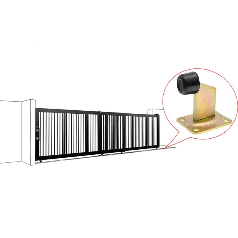 Skelang Gate End Stop Floor, Sliding Gate Stop with Base,