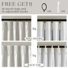 TWODRAPES TWODRAPES 90 Inch Linen Blackout Curtains Pinch Pleated for