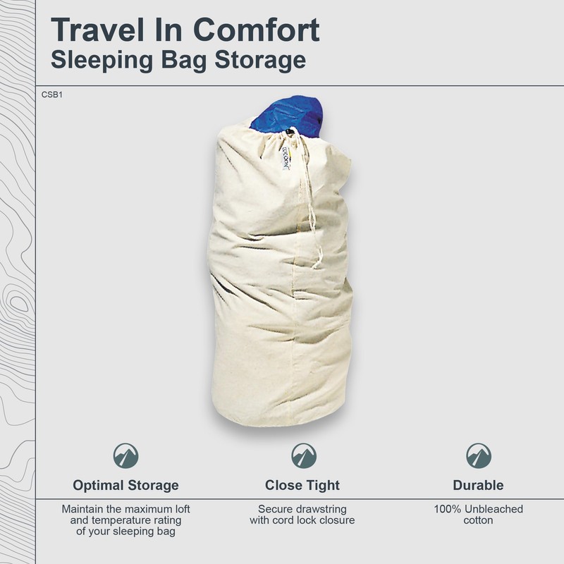 Cocoon Storage bag for sleeping bags - cotton
