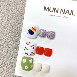 MunNail cute pedi tip - No. 8 / MunNail 귀여운 패디팁 - 8호