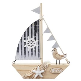 Hobbyfun Wooden Sailing Boat Approx. 20 x 15 cm