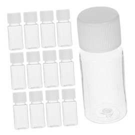 Gatuida Travel Liquid Toiletry Bottles 25pcs 10ml Sample Bottles for Shampoo Lotion Soap Storage