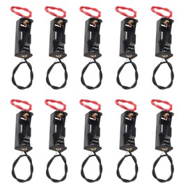 hrsyyl 10pcs 23A Battery Holde 12V 23A Battery Case Holder Box 12V A23 Battery Holder Spring Clip Case with Wire