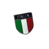 [F NODE] Italian Flag Color Pin Badge Shield Shape 0.7