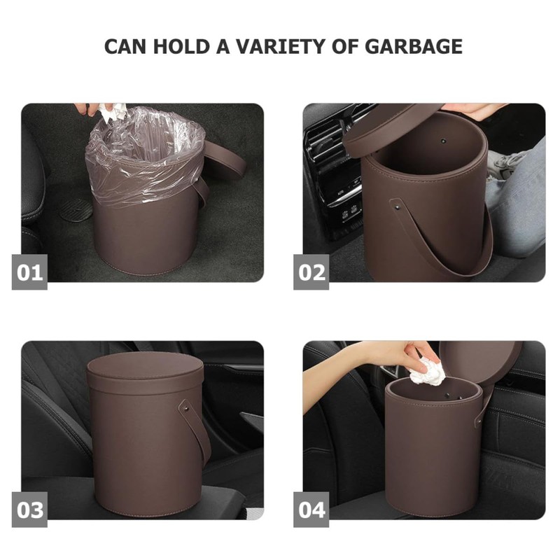 Bolsa de Basura para Coche de Gran Capacidad con Tapa,
