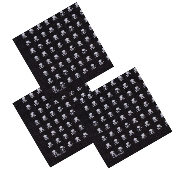 tahtakaledeyim 3 Pack Cotton Bandana Headbands for Men & Women