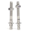 2Pcs Climbing Hangers Stainless Steel Durable Sturdy Smooth Convenient Rock
