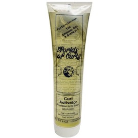 Worlds Of Curls Curl Activator Gel for Extra Dry Hair, 6 Oz