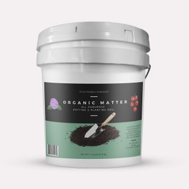 OrganicMatter All Purpose Potting and Planting Garden Soil | Proprietary Blend of Minimally Processed Soil | No Chemicals | No Dyes | No Synthetics | by Terra Products Co.