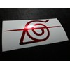 Naruto Itachi's Scratched Head Band Red Symbol Sticker Vinyl Decal