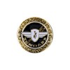 Sticker Emblem Diameter 64 mm Round Shiny Gold for Zündapp