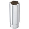 Kyoto Machine Tools (KTC) 1/2 inch (12.7 mm) Deep Socket (Hex) 1.1 inches (27 mm) B4L27