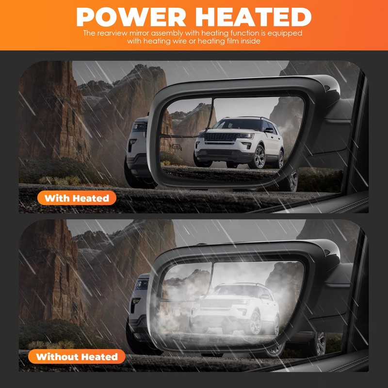 Left Mirror Assembly 7Pins Compatible with Explorer 2011-2019