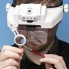 Lightcraft Professional LED Headband Magnifier with Bi-Plate Magnification & Loupe,