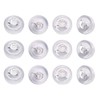 YAKRUNA 6 Pairs Sterling Silver Silicone Earring Backs for Studs,