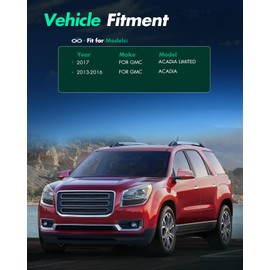 SCITOO Front Left Bumper Grille Fit for 2017 for GMC Acadia Limited,2013-2016 for GMC Acadia Outer Grille with and Chrome Molding replacement 20982401