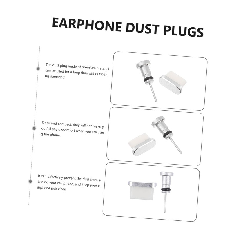 Operitacx 2 Pairs Type C Dust Plugs for Charging Port