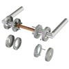 HAIFUAN Stainless Steel Door Lever Handle, Door Lock Handle Set,