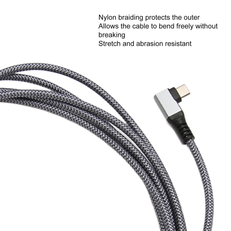 High Speed Data Transfer Cord, Nylon Braiding Stable VR Link