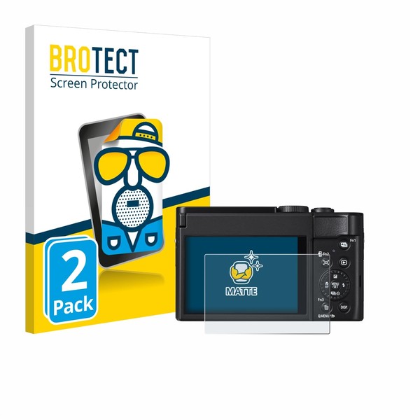 brotect Screen Protector Anti-Glare compatible with Panasonic Lumix DC-TZ99 (2