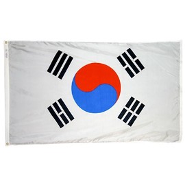 South Korea Flag Nylon 3 ft. x 5 ft.
