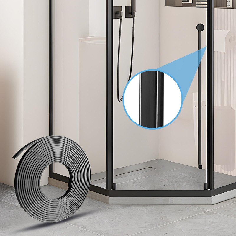 JINGZHAN Magnetic Strips for Shower Door Replacement | 3/8" Width