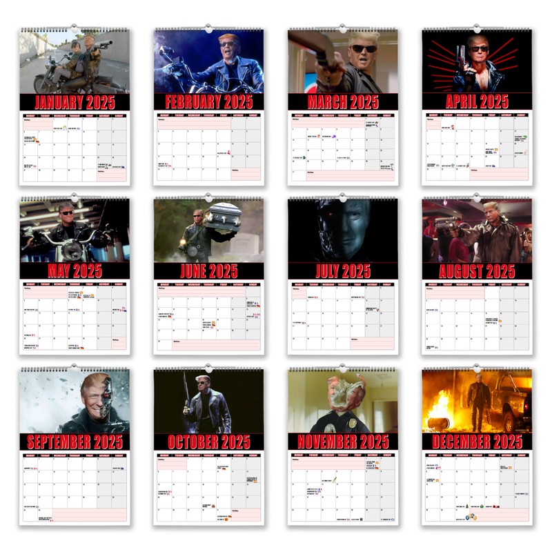 The Calendar King // The Trumpinator - 2025 Wall Calendar