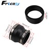 Frtcaty 4" to 3" Black PVC Reducer Coupler & Gate