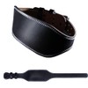AdLife Training Belt for Beginners, Leather, 6.3 inches (16 cm),