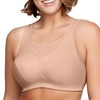Glamorise Women's Full Figure No-Bounce Camisole Wirefree Sports Bra #1066,