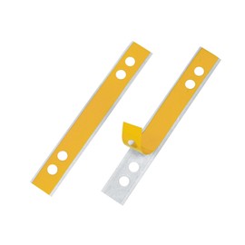 Veloflex Velofix 2003200 Hole Reinforcers 105 x 15 mm Pack of 1,000 Hard Plastic Foil Clear