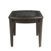 Steve Silver Diletta Game End Table w/Chessboard in Dark Walnut