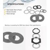 Thrust Washer Snap Ring Kit 50 60 Super Duty Compatible