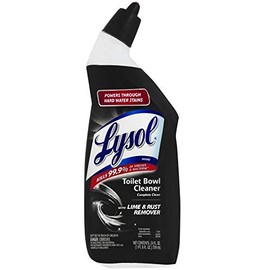 Lysol Toilet Bowl Cleaner with Lime and Rust Remover, 24 oz (Pack of 5)
