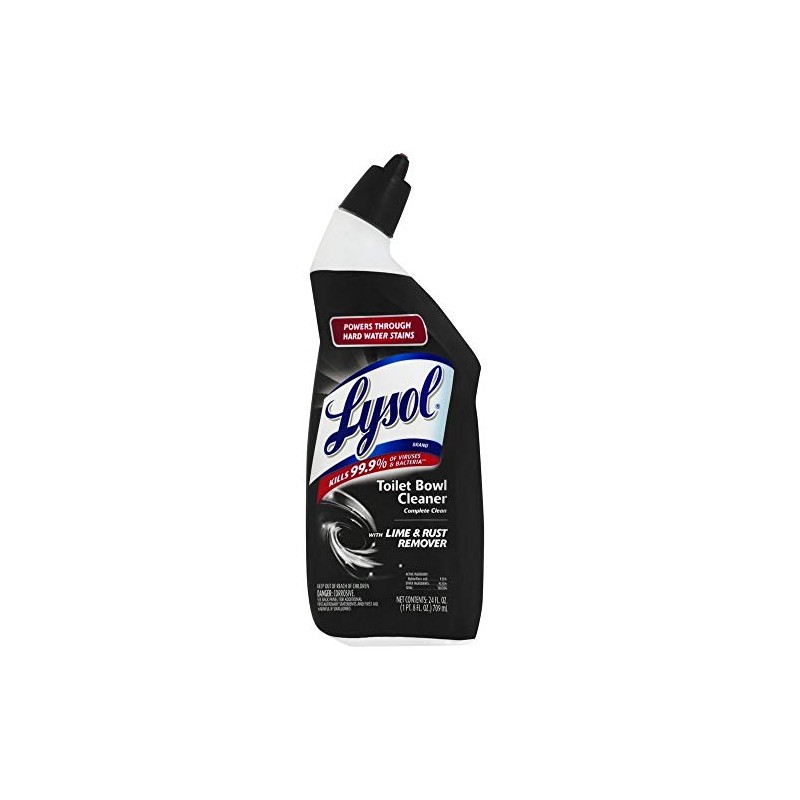 Lysol Toilet Bowl Cleaner with Lime and Rust Remover, 24