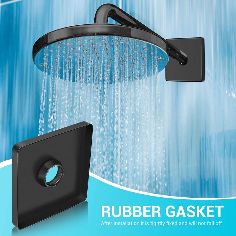3.5 Inch Large Shower Arm Flange Square Plumbing Cover Plates